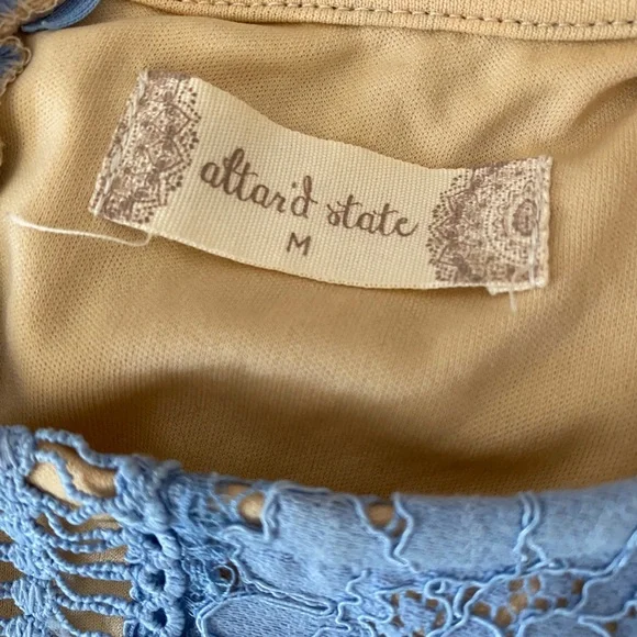 Altar'd State Light Blue Lace Kids Dress - Picture 2 of 2